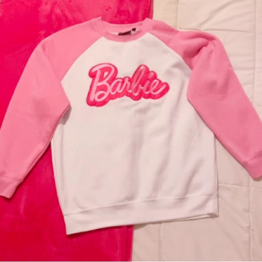 Pink and White Barbie New Sweatshirt